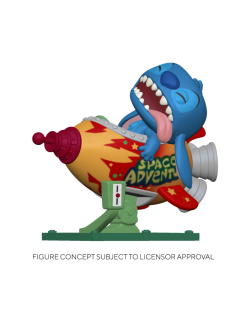 Kyseii Figurine Pop Ride Stitch In Rocket (Disney Lilo & Stitch)