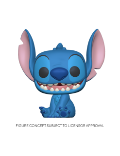 Kyseii Figurine Pop Smiling Seated Stitch (Disney Lilo & Stitch)