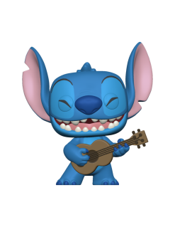 Kyseii Figurine Pop Stitch With Ukelele (Disney Lilo & Stitch)
