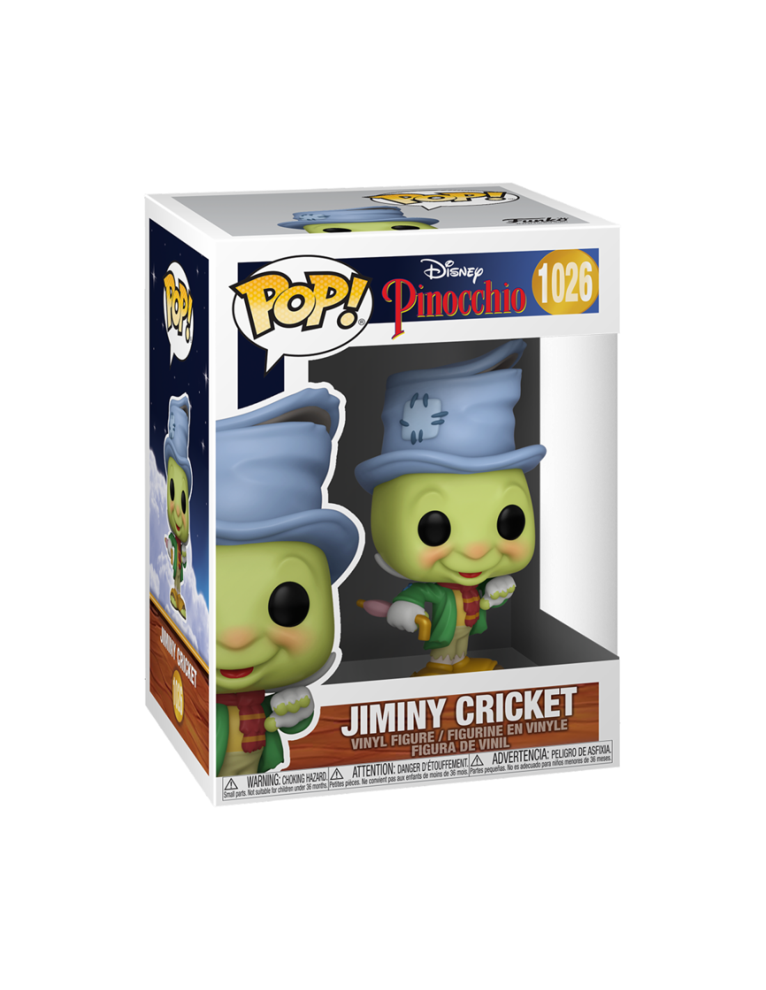 Kyseii Figurine Pop Street Jiminy (Disney Pinocchio) 2 Kyseii Figurine Pop Street Jiminy (Disney Pinocchio) – Image 2
