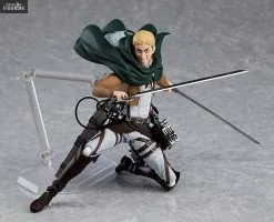 Attack On Titan - Figurine Erwin Smith, Figma -Jeux Vidéo Soldes Magasin attack on titan figurine erwin smith figma 4