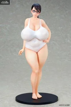 Queen´s Blade Beautiful Fighters - Figurine Cattleya Weapon Seller Ver. Swimsuit Blanc Ou Bleu