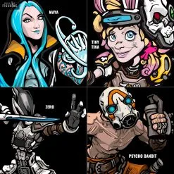 Borderlands 3 - Figurine Au Choix, Maya, Psycho Bandit, Tiny Tina Ou Zero, Mini Epics 9 Borderlands 3 - Figurine Au Choix, Maya, Psycho Bandit, Tiny Tina Ou Zero, Mini Epics -Jeux Vidéo Soldes Magasin borderlands 3 figurine maya psycho bandit tiny tina zero mini epics 3