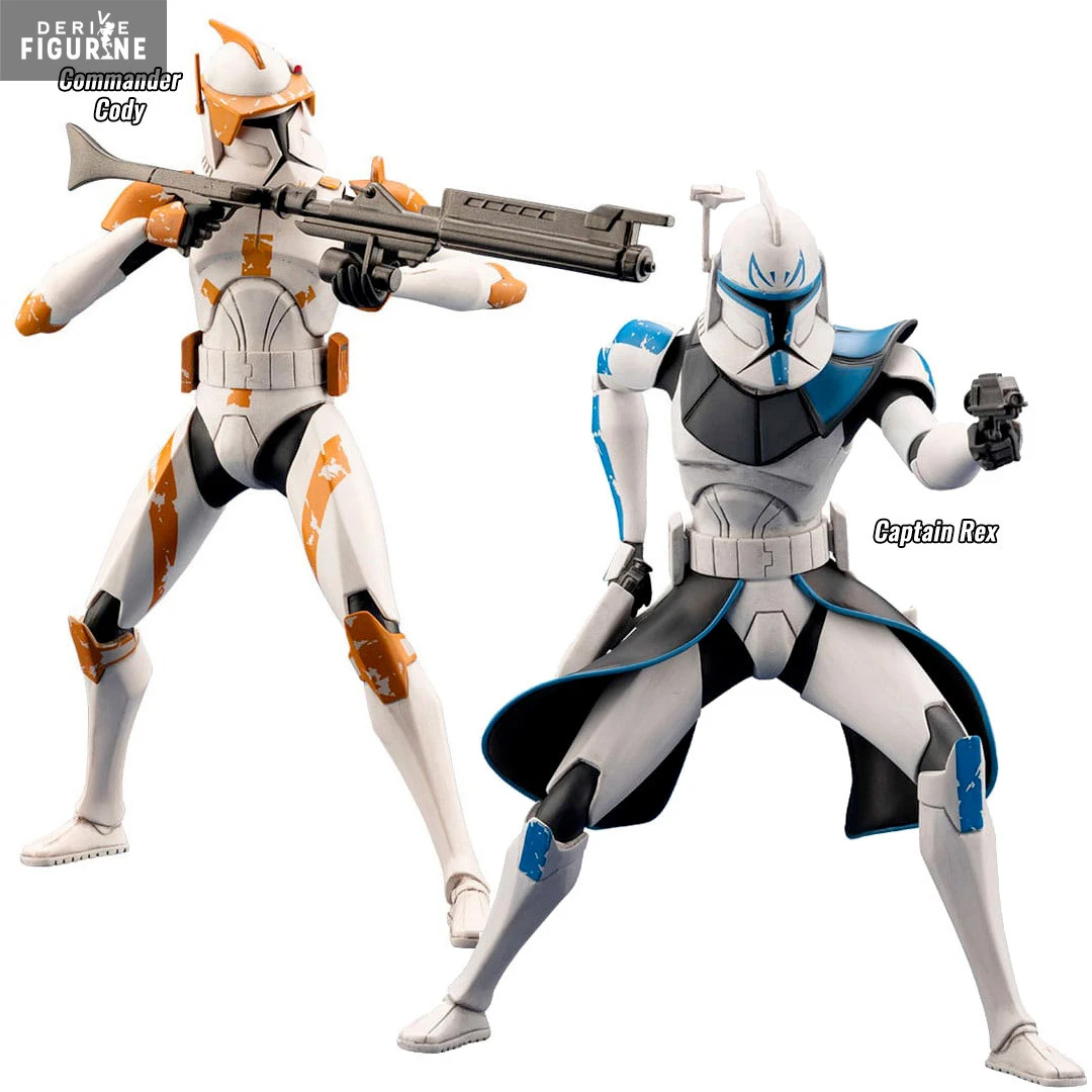 PRÉCOMMANDE - Star Wars The Clone Wars - Figurine Captain Rex Ou Commander Cody, ARTFX 2 PRÉCOMMANDE - Star Wars The Clone Wars - Figurine Captain Rex Ou Commander Cody, ARTFX – Image 2
