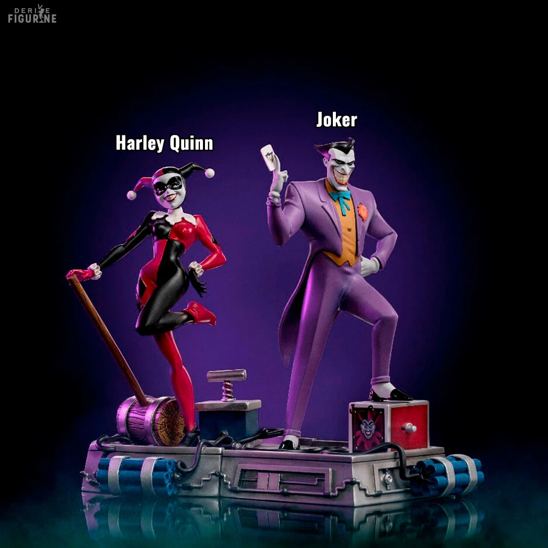 DC Comics, Batman The Animated Series - Figurine Harley Quinn Ou The Joker, Art Scale 2 DC Comics, Batman The Animated Series - Figurine Harley Quinn Ou The Joker, Art Scale – Image 2