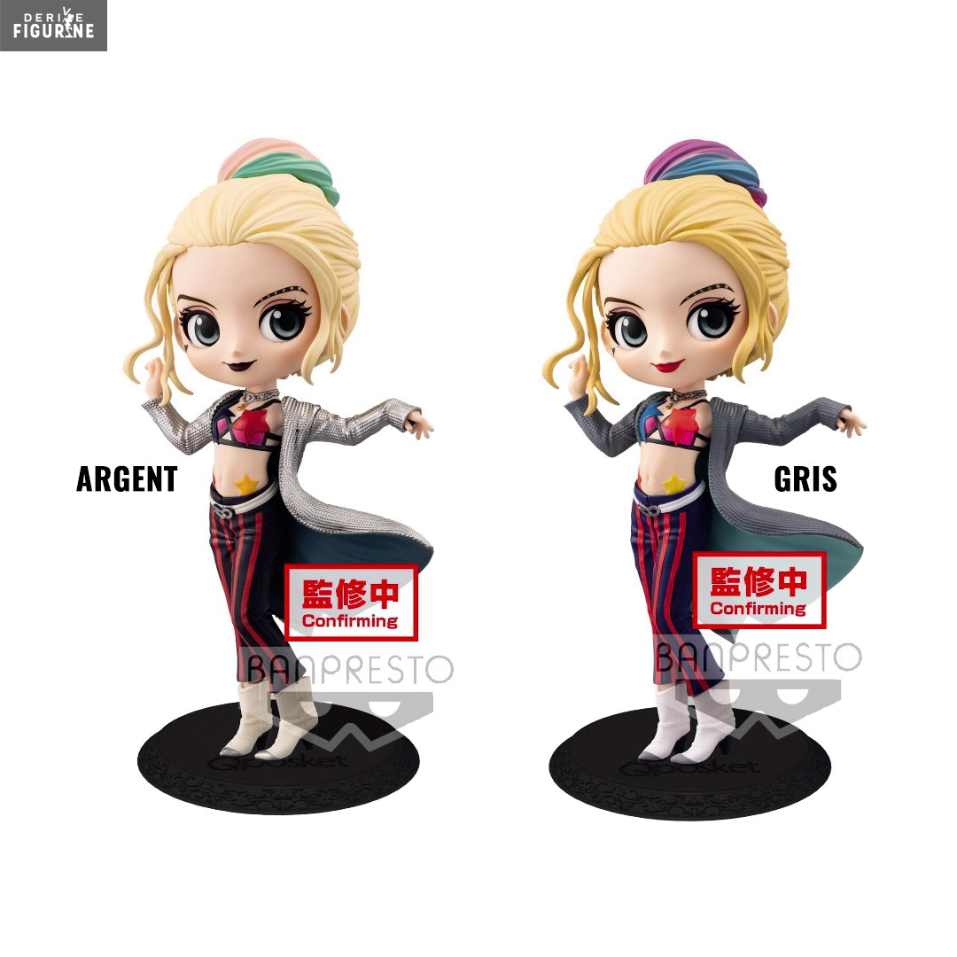 DC Comics, Birds Of Prey - Figurine Harley Quinn Argent Ou Gris Vol. 2, Q Posket 2 DC Comics, Birds Of Prey - Figurine Harley Quinn Argent Ou Gris Vol. 2, Q Posket – Image 2