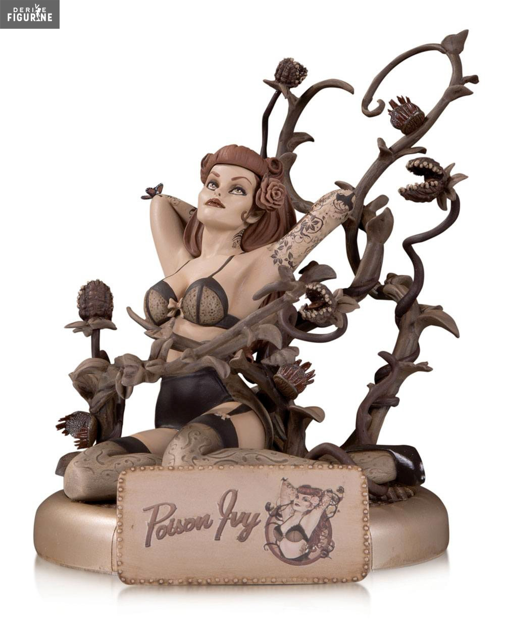 DC Comics, Bombshells - Figurine Poison Ivy By Tim Miller, Sepia Tone Variant 1 DC Comics, Bombshells - Figurine Poison Ivy By Tim Miller, Sepia Tone Variant