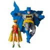 DC Comics, Batman : Dark Knight - Pack 2 Figurines Batman Blue Version & Robin, MAF EX
