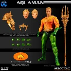 DC Comics - Figurine Aquaman, One:12 11 DC Comics - Figurine Aquaman, One:12 -Jeux Vidéo Soldes Magasin dc comics figurine aquaman one12 5