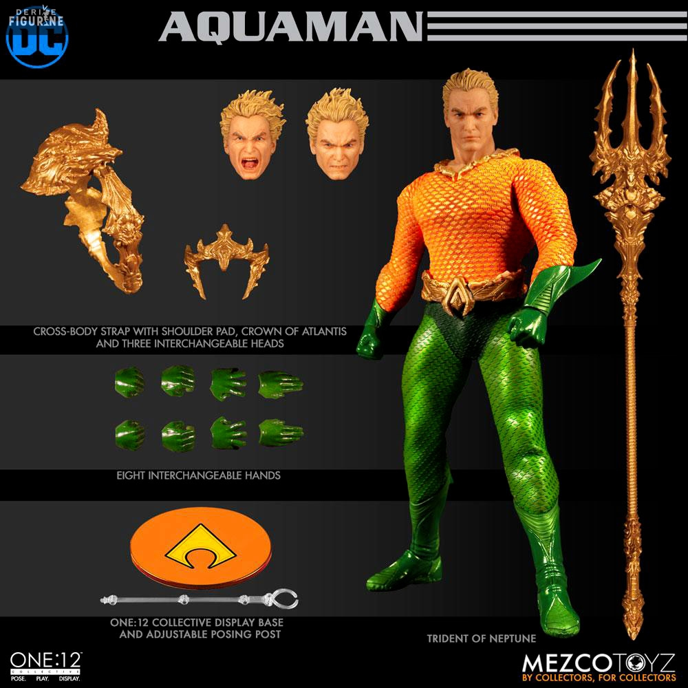 DC Comics - Figurine Aquaman, One:12 6 DC Comics - Figurine Aquaman, One:12 – Image 6