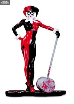 DC Comics - Figurine Harley Quinn By Adam Hughes, Red, White & Black