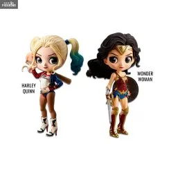 DC Comics, Suicide Squad/Justice League - Figurine Au Choix Harley Quinn Ou Wonder Woman, Q Posket -Jeux Vidéo Soldes Magasin dc comics suicide squad justice league figurine au choix harley quinn ou wonder woman q posket 1