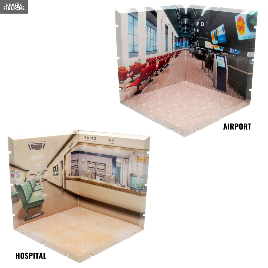 Dioramansion - Décor Au Choix Nendoroid / FIGMA, Airport (A) Ou Hospital (B) 1 Dioramansion - Décor Au Choix Nendoroid / FIGMA, Airport (A) Ou Hospital (B)