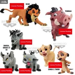 Disney, Le Roi Lion - Figurine Scar, Pumbaa, Simba & Timon Ou Banzai, Shenzi & Ed, Fluffy Puffy -Jeux Vidéo Soldes Magasin disney roi lion figurine scar pumbaa simba timon banzai shenzi ed fluffy puffy 2