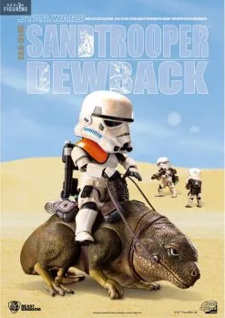 Star Wars Episode IV - Figurine Dewback & Sandtrooper, Egg Attack