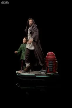 Star Wars - Figure Obi-Wan & Young Leia, Deluxe Art Scale