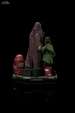 Star Wars - Figure Obi-Wan & Young Leia, Deluxe Art Scale -Jeux Vidéo Soldes Magasin figure obi wan young leia deluxe art scale 4