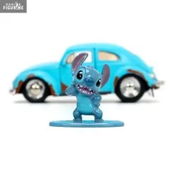 Disney, Lilo & Stitch - Figurine Blue Volkswagen Beetle & Stitch, Hollywood Rides -Jeux Vidéo Soldes Magasin figurine blue volkswagen beetle stitch hollywood rides 2