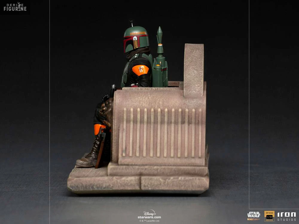 Star Wars The Mandalorian - Figurine Boba Fett Seul Ou Boba Fett & Fennec, On Throne Art Scale 2 Star Wars The Mandalorian - Figurine Boba Fett Seul Ou Boba Fett & Fennec, On Throne Art Scale – Image 2