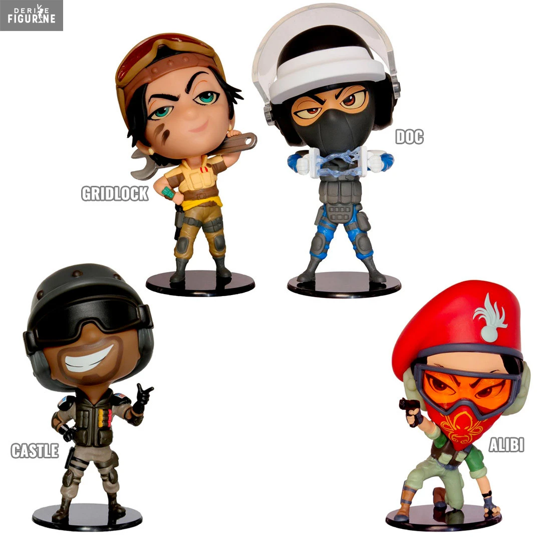 Rainbow Six Siege - Figurine Chibi Gridlock, Doc, Castle Ou Alibi, Six Collection 3 Rainbow Six Siege - Figurine Chibi Gridlock, Doc, Castle Ou Alibi, Six Collection – Image 3