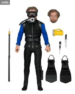 Les Dents De La Mer - Figurine Clothed Matt Hooper (Shark Cage)