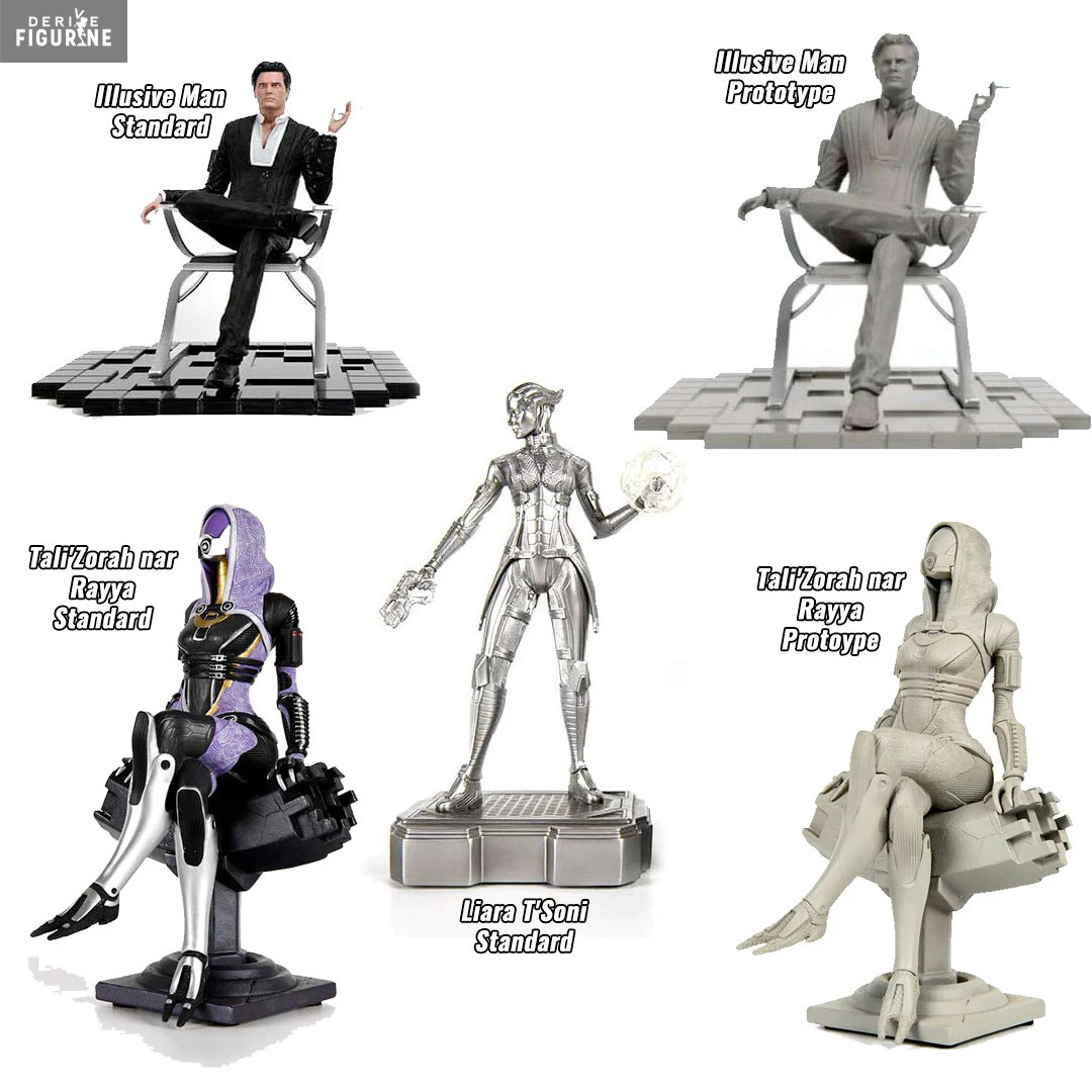 Mass Effect - Figurine Illusive Man, Liara T'Soni Ou Tali'Zorah Nar Rayya, Standard Ou Prototype 2 Mass Effect - Figurine Illusive Man, Liara T'Soni Ou Tali'Zorah Nar Rayya, Standard Ou Prototype – Image 2