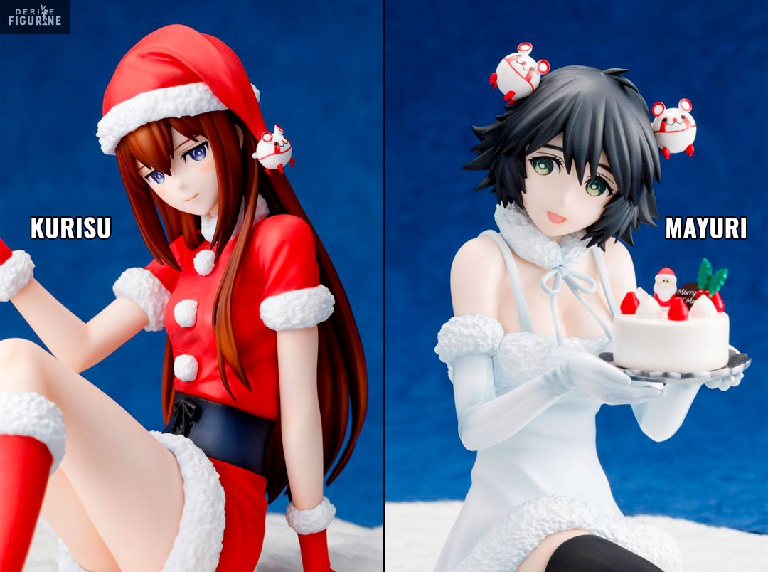 Steins Gate 0 - Figurine Au Choix, Kurisu Makise Ou Mayuri Shiina, Version Christmas 2 Steins Gate 0 - Figurine Au Choix, Kurisu Makise Ou Mayuri Shiina, Version Christmas – Image 2