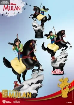 Disney - Figurine Mulan, D-Stage -Jeux Vidéo Soldes Magasin figurine mulan d stage 3