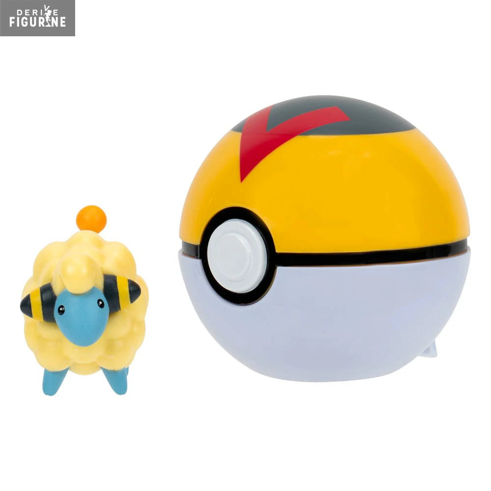 Pokémon - Figurine Wattouat, Férosinge, Marisson, Feunnec Ou Goupix + Ball, Clip'n'Go Poké Balls 2 Pokémon - Figurine Wattouat, Férosinge, Marisson, Feunnec Ou Goupix + Ball, Clip'n'Go Poké Balls – Image 2