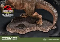 Jurassic Park - Figurine Tyrannosaurus-Rex Ou Triceratops, Prime Collectibles -Jeux Vidéo Soldes Magasin jurassic park figurine tyrannosaurus rex ou triceratops prime collectibles 5