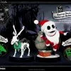 Disney L´étrange Noël De Mr. Jack - Pack Figurines Santa Jack & Skeleton Reindeer, Mini Egg Attack