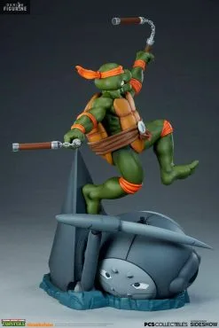 Les Tortues Ninja - Figurine Michelangelo -Jeux Vidéo Soldes Magasin les tortues ninja figurine michelangelo 2