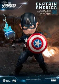 Marvel, Avengers Endgame - Figurine Captain America Ou Thor, Egg Attack