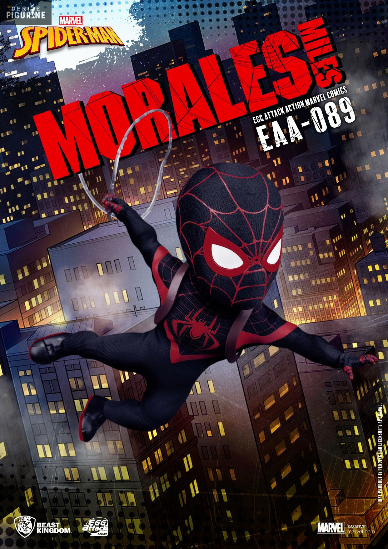 Marvel Spider-Man Comics - Figurine Miles Morales, Egg Attack 3 Marvel Spider-Man Comics - Figurine Miles Morales, Egg Attack – Image 3