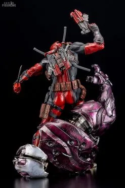 Marvel - Figurine Deadpool, Fine Art Signature Series Featuring The Kucharek Brothers -Jeux Vidéo Soldes Magasin marvel figurine deadpool fine art signature series featuring kucharek brothers 5