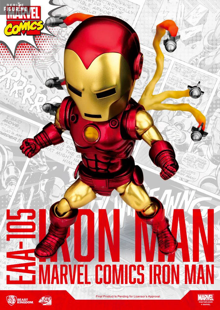 Marvel - Figurine Iron Man Classic Version, Egg Attack 4 Marvel - Figurine Iron Man Classic Version, Egg Attack – Image 4