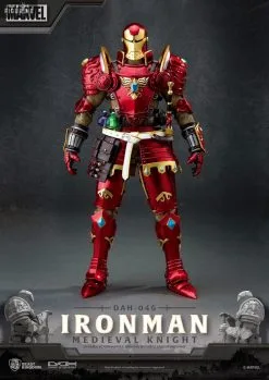 Marvel - Figurine Iron Man Medieval Knight Classique Ou Deluxe, Dynamic 8ction Heroes