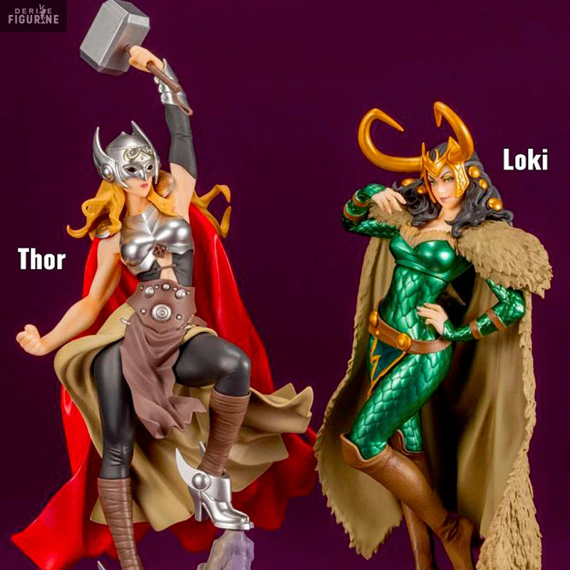 Marvel - Figurine Thor (Jane Foster) Ou Loki Laufeyson, Bishoujo 2 Marvel - Figurine Thor (Jane Foster) Ou Loki Laufeyson, Bishoujo – Image 2