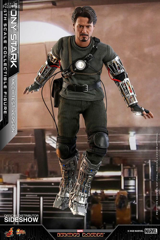 Marvel, Iron Man - Figurine Tony Stark Mech Test Classique Ou Deluxe, Movie Masterpiece 2 Marvel, Iron Man - Figurine Tony Stark Mech Test Classique Ou Deluxe, Movie Masterpiece – Image 2