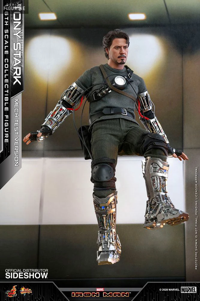 Marvel, Iron Man - Figurine Tony Stark Mech Test Classique Ou Deluxe, Movie Masterpiece 3 Marvel, Iron Man - Figurine Tony Stark Mech Test Classique Ou Deluxe, Movie Masterpiece – Image 3