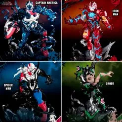 Marvel Maximum Venom - Figurine Groot, Iron Man, Captain America Ou Spider-Man, D-Stage Special Edition -Jeux Vidéo Soldes Magasin marvel maximum venom figurine groot iron man captain america spider man d stage special edition 3