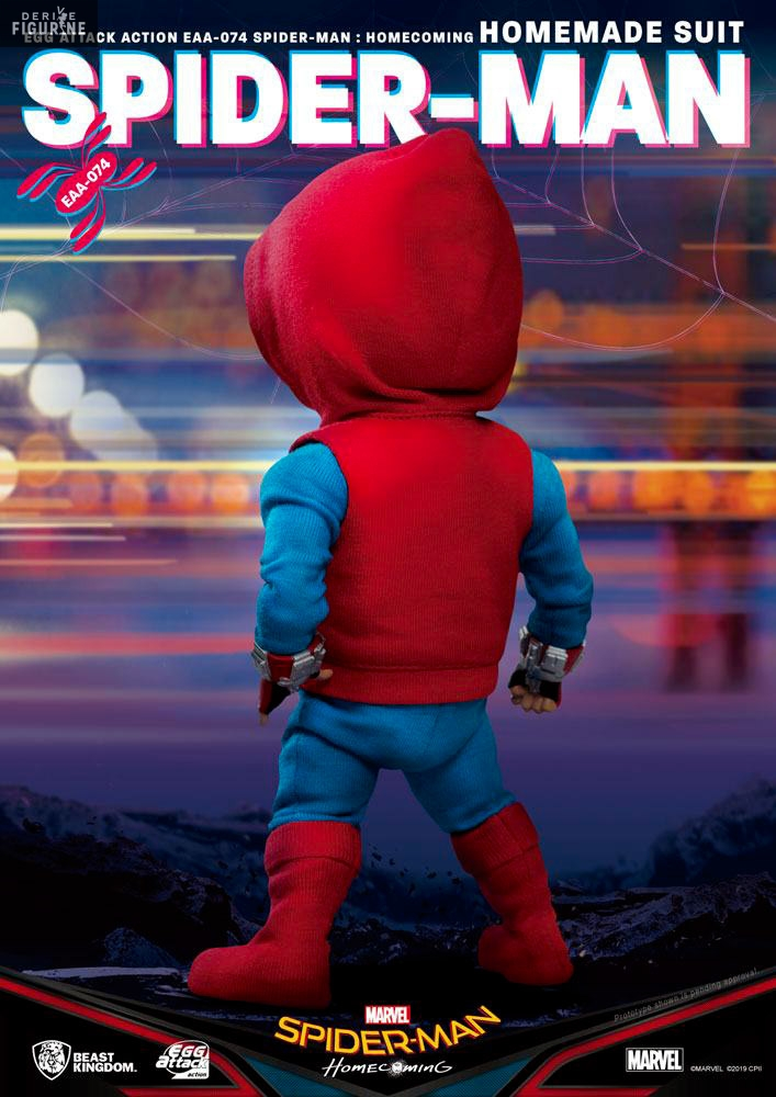 Marvel, Spider-Man: Homecoming - Figurine Spider-Man Homemade Suit, Egg Attack 3 Marvel, Spider-Man: Homecoming - Figurine Spider-Man Homemade Suit, Egg Attack – Image 3