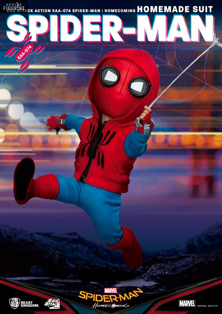 Marvel, Spider-Man: Homecoming - Figurine Spider-Man Homemade Suit, Egg Attack 6 Marvel, Spider-Man: Homecoming - Figurine Spider-Man Homemade Suit, Egg Attack – Image 6