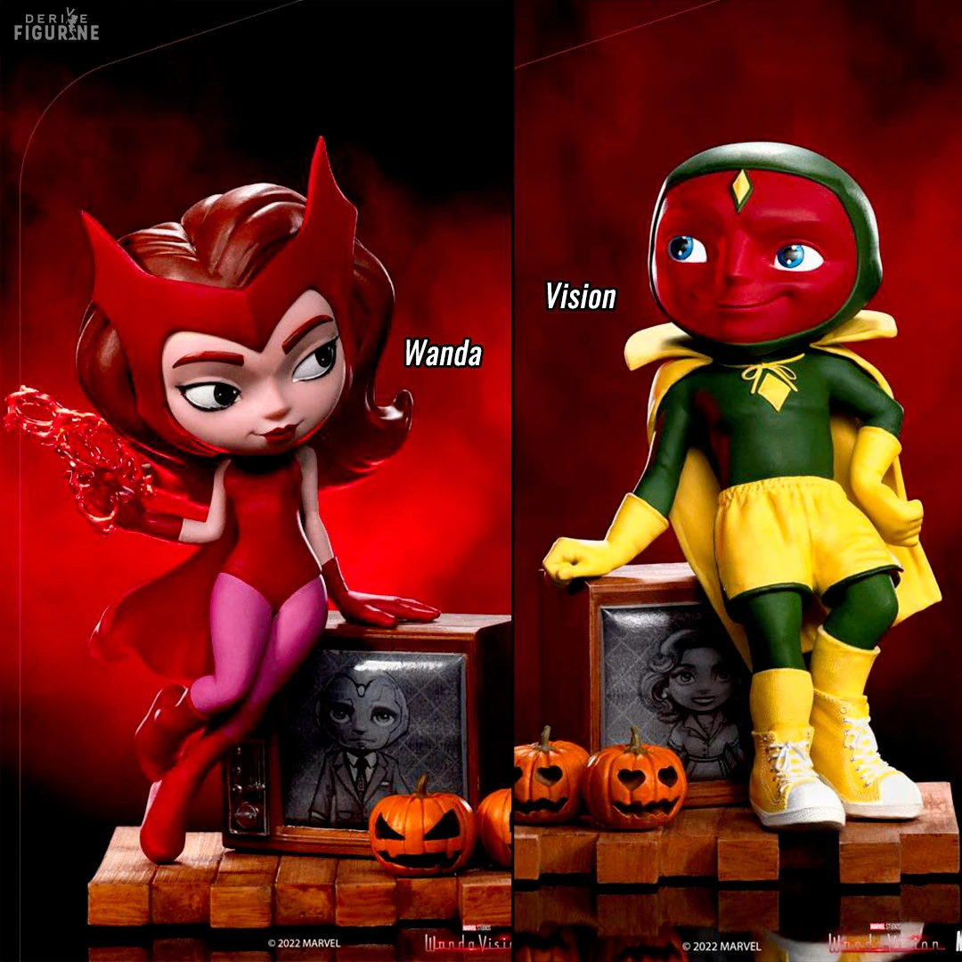 Marvel WandaVision - Figurine Vision Ou Wanda, Mini Co Halloween Version 4 Marvel WandaVision - Figurine Vision Ou Wanda, Mini Co Halloween Version – Image 4