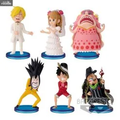 One Piece - Pack 6 Figurines Hall Cake Island Vol. 2, WCF ChiBi