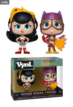 Pack 2 Figurines DC Comics - Wonder Woman & Batgirl Bombshells, Vynl