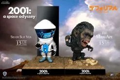 2001, L'Odyssée De L'espace - Pack 2 Figurines Man-Ape & Astronaute Rouge Ou Argent, Defo Real -Jeux Vidéo Soldes Magasin pack 2 figurines man ape astronaute rouge argent defo real 2