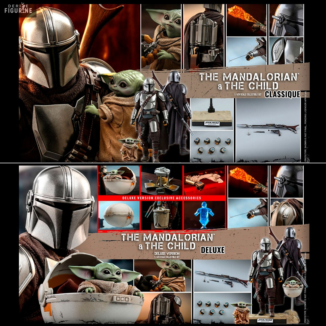 Star Wars The Mandalorian - Pack 2 Figurines The Mandalorian & The Child Classique Ou Deluxe 2 Star Wars The Mandalorian - Pack 2 Figurines The Mandalorian & The Child Classique Ou Deluxe – Image 2