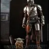 Star Wars The Mandalorian - Pack 2 Figurines The Mandalorian & The Child Classique Ou Deluxe