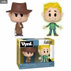 Pack 2 Figurines Fallout - Mysterious Stranger & Adamantium Skeleton, Vynl